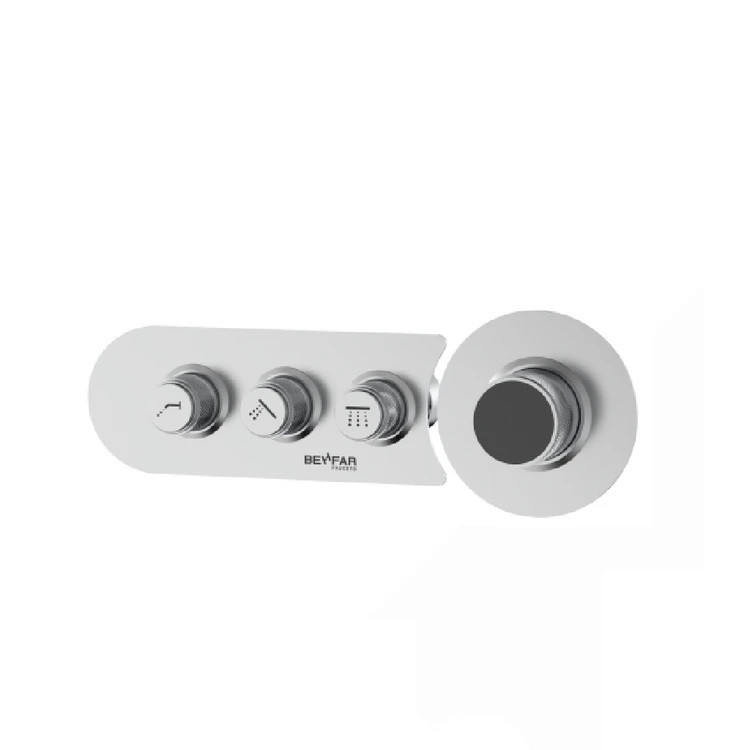 شیر آلات توکار بهفر - سری براکت - مدل کایا پلاس / BEHFAR FAUCET - BRACKET SERIES - KAYA PLUS MODEL