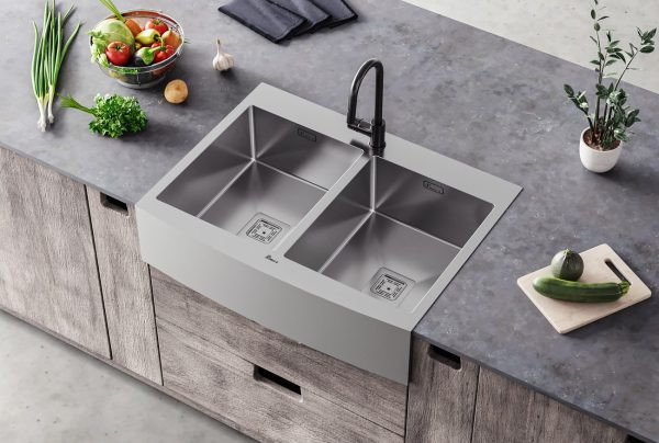سینک ظرفشویی استیل بیمکث مدل 750 توکار